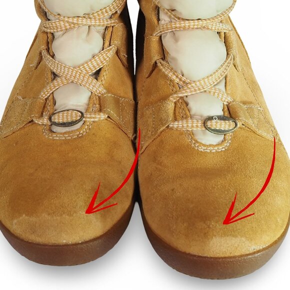 Timberland Parkin Puffer Mid Calf Boots Women's 9.5 Wheat 19638 - Picture 11 of 11